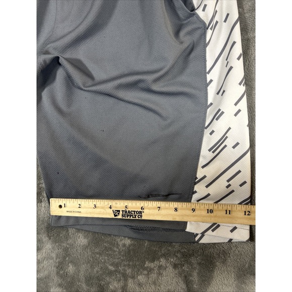 Nike Elite Gray Comeback Basketball Shorts Medium Digital White Training - Picture 6 of 10